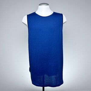 Coofandy Sleeveless Tank Top XL Royal Blue Polyester Workout Muscle Tee
